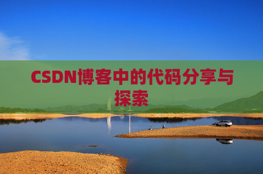 CSDN博客中的代码分享与探索